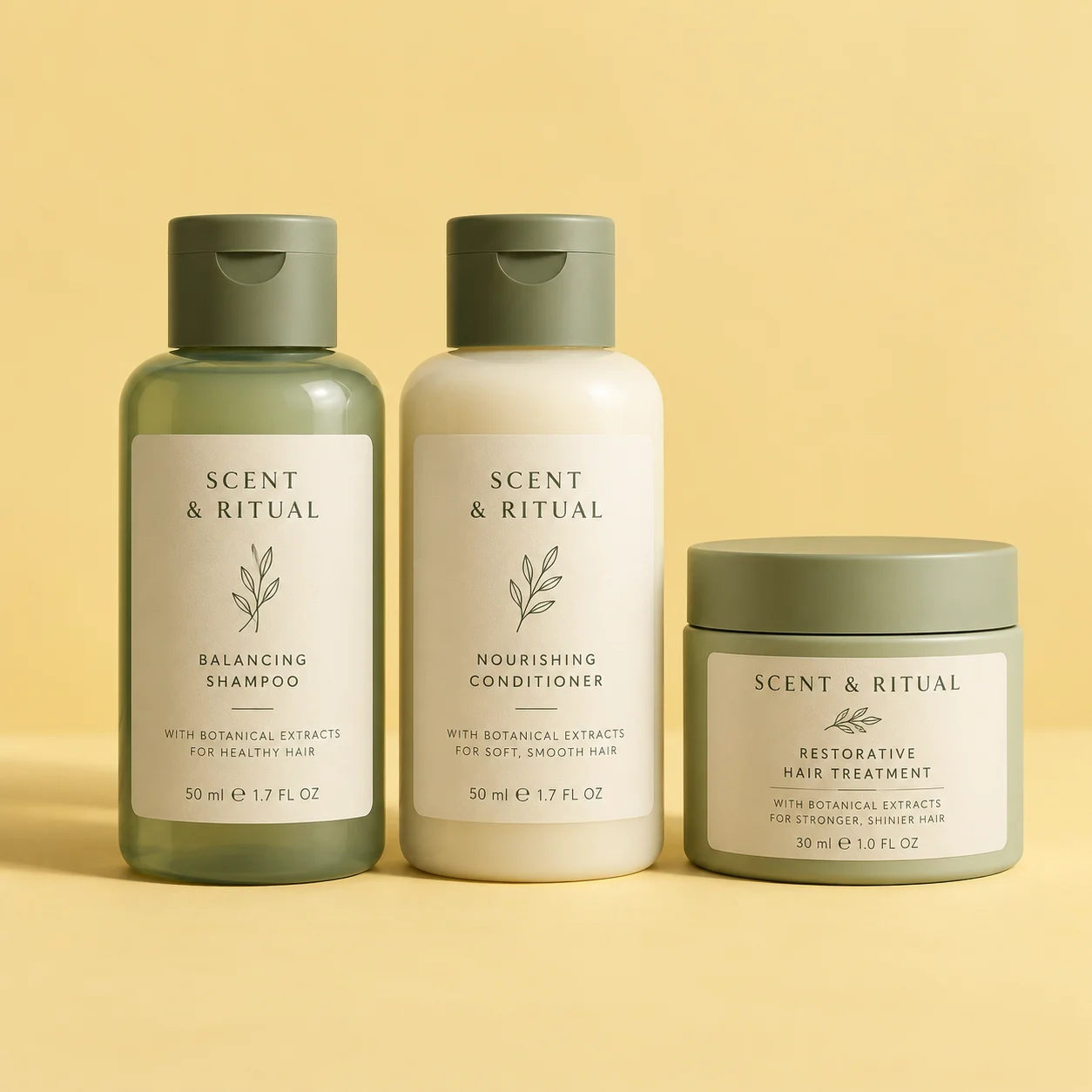 Wash-Day Edit — concept packaging mockup