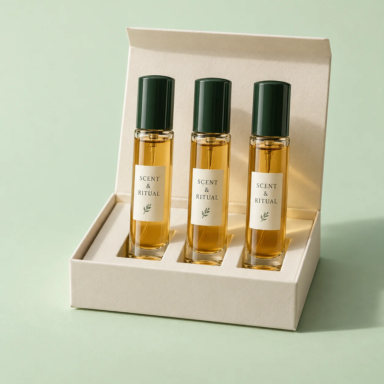 Discovery Trio — concept packaging mockup